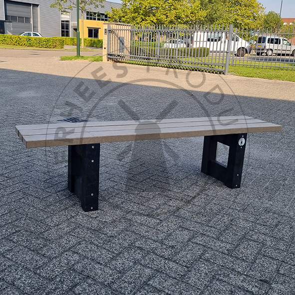 Kunststof Zitbank Antwerpen zonder rugleuning  