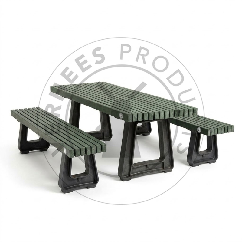 Field Green ® picknickset 'Aura' met 2 banken zonder rugleuning  