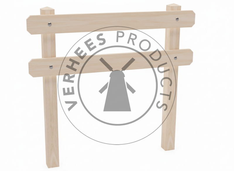 Eiken fietssluis afneembaar 