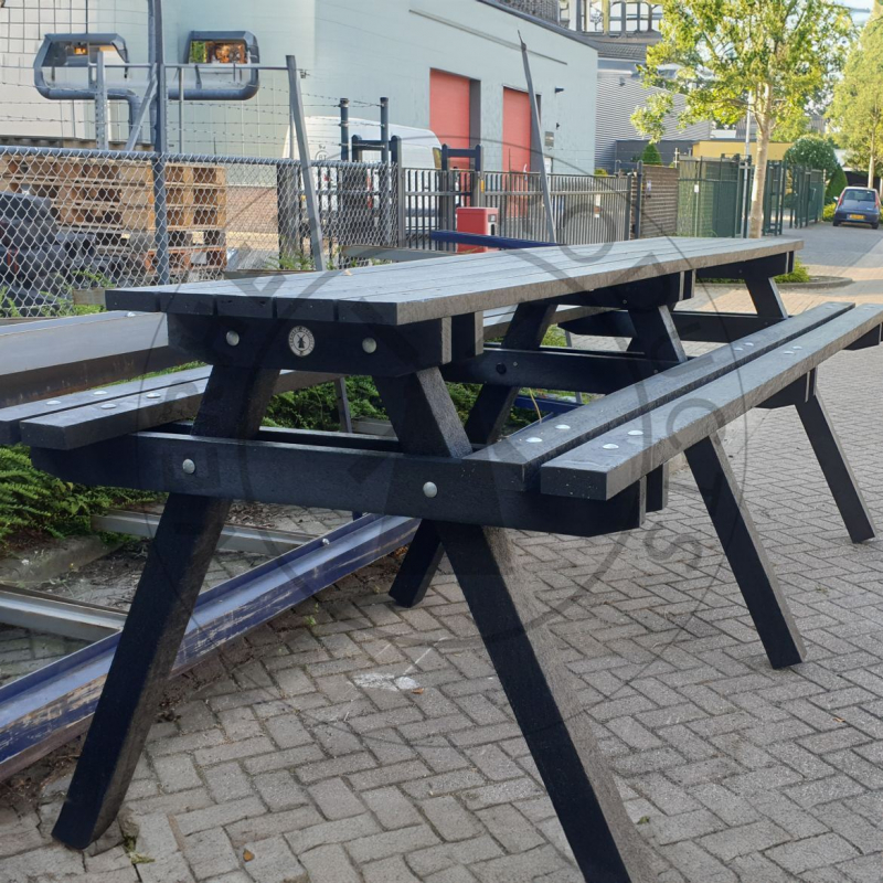 Kunststof Picknicktafel ‘Zomer’ XL met ingraafpoten 
