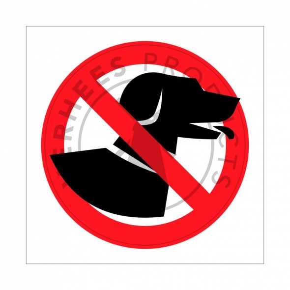 Signalisatiebordjes verboden voor honden 