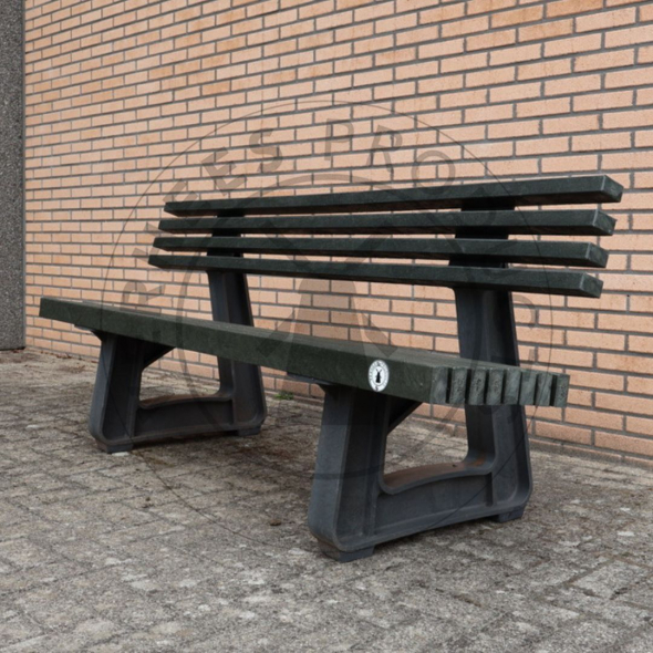 Field Green ® zitbank 'Aura' met rugleuning  