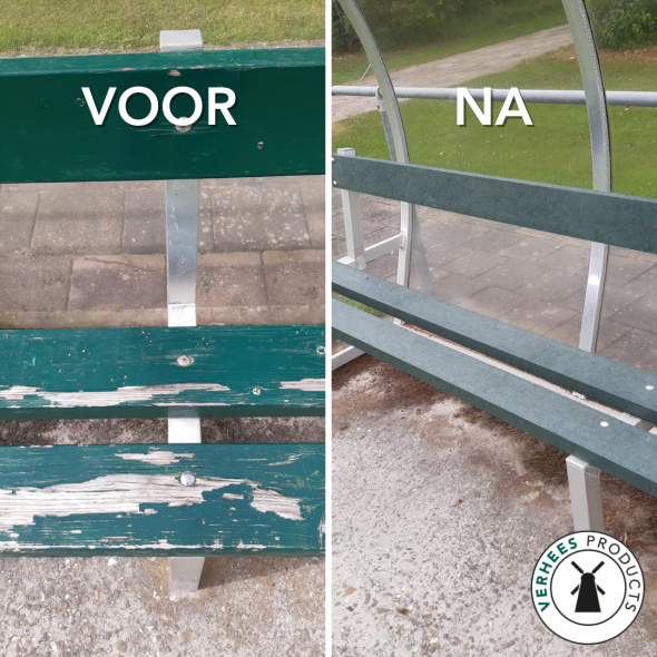 Vervangen planken dug-outs