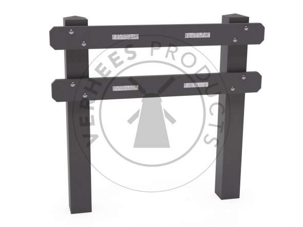 Kunststof fietssluis afneembaar met 16 reflectoren 