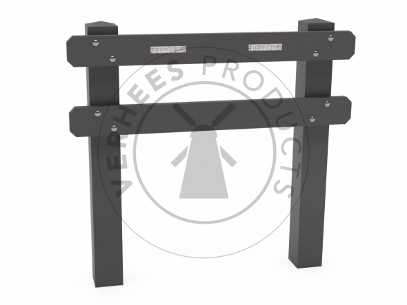 Kunststof fietssluis afneembaar met 8 reflectoren 