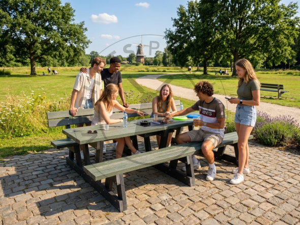 Field Green ® Muziektafel 'Parijs'  