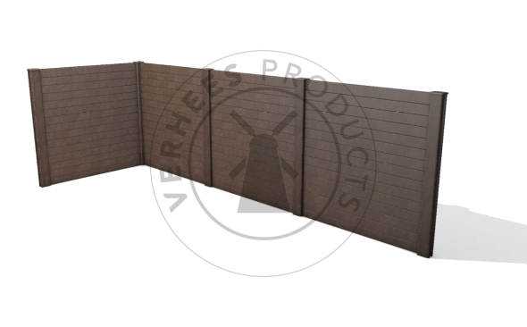 Schuttingplank gerecycled kunststof – HAHN 