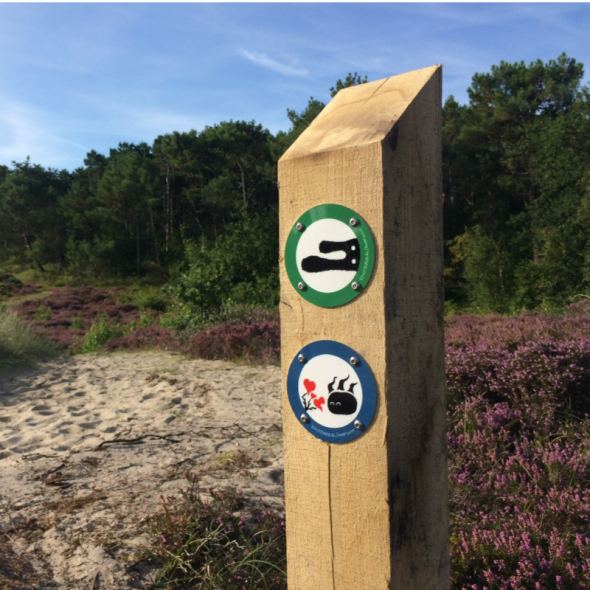 Bordjes voor een nieuwe natuurspeeltuin        