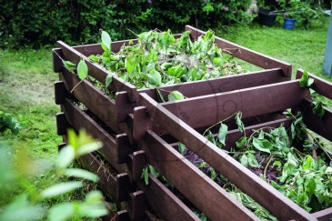 Kunststof compostbak modulair toepassing 2 stuks