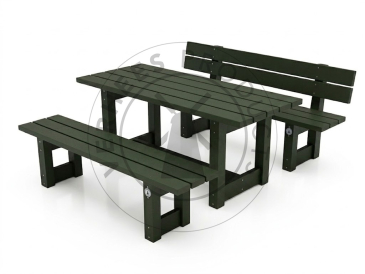 Picknickset Antwerpen zwart