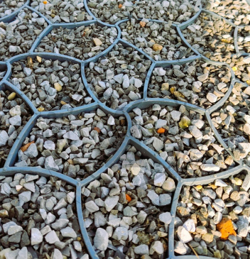 T40 Grastegel toepassing kiezels